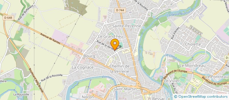 localisation de l'entreprise MADAME SOPHIE RAULT à NIORT