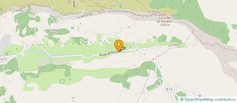 localisation de l'entreprise MADAME SOPHIE RAVE  CAUSSOLS