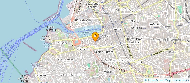 localisation de l'entreprise MADAME SOPHIE RAVET  MARSEILLE