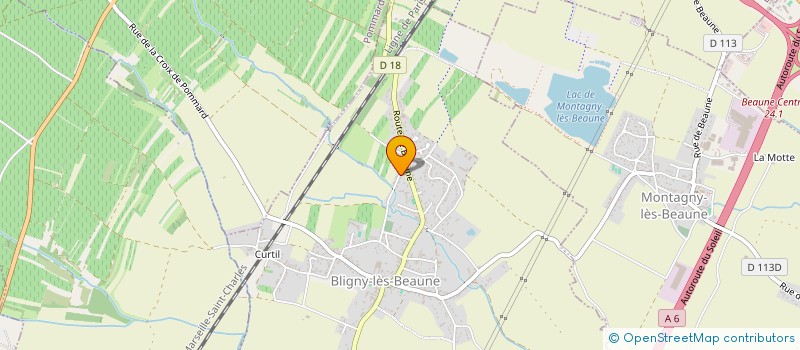 localisation de l'entreprise MADAME SOPHIE RAVOIRE  BLIGNY-LES-BEAUNE