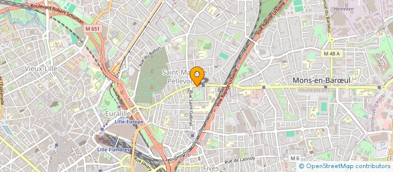 localisation de l'entreprise MADAME SOPHIE RAYER à LILLE