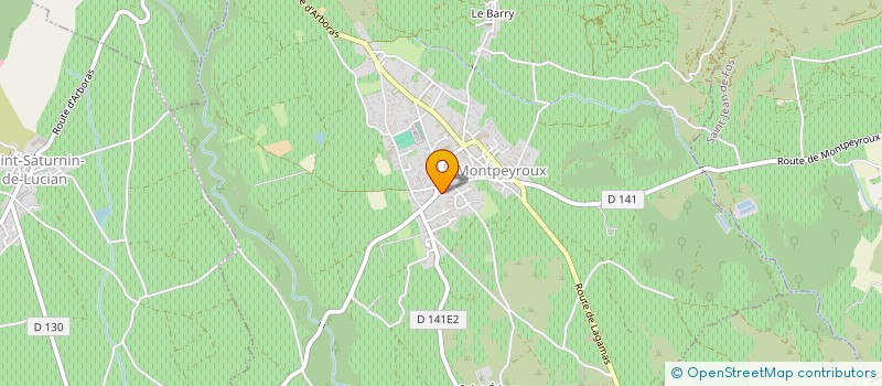 localisation de l'entreprise MADAME SOPHIE RAYMOND à MONTPEYROUX