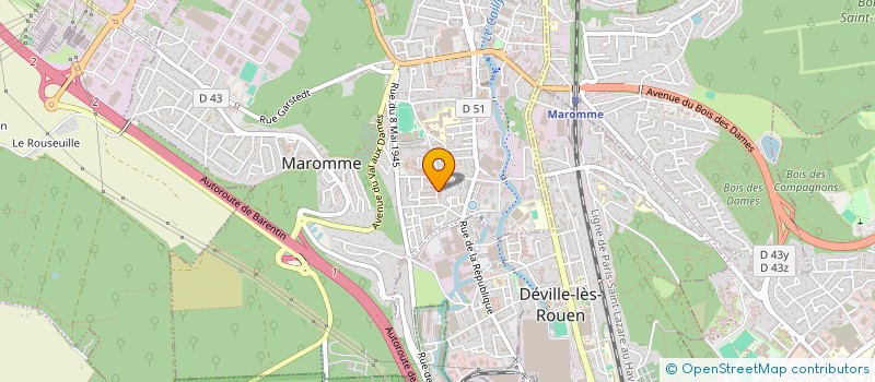 localisation de l'entreprise MADAME SOPHIE REBER  MAROMME