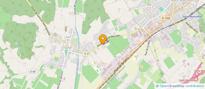 localisation de l'entreprise MADAME SOPHIE REBER  CHATTE