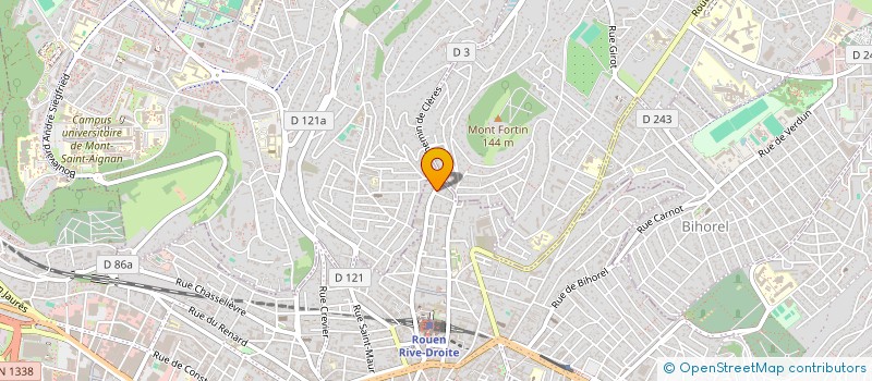 localisation de l'entreprise MADAME SOPHIE RECEVEAU à ROUEN