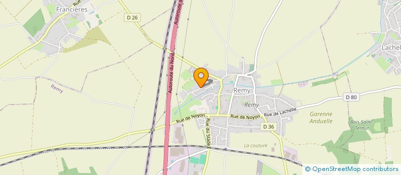 localisation de l'entreprise MADAME SOPHIE RECOPE  REMY