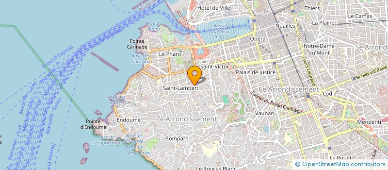 localisation de l'entreprise MADAME SOPHIE REDA à MARSEILLE