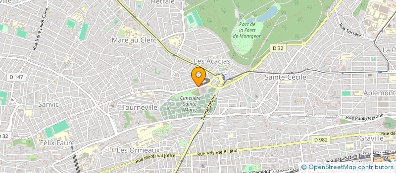 localisation de l'entreprise MADAME SOPHIE REGUE  LE HAVRE