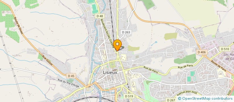 localisation de l'entreprise MADAME SOPHIE REINE  LISIEUX