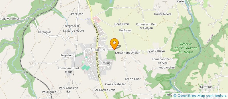 localisation de l'entreprise MADAME SOPHIE REMY  PLOUBEZRE