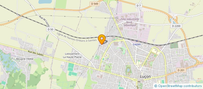 localisation de l'entreprise MADAME SOPHIE REMY  LUCON