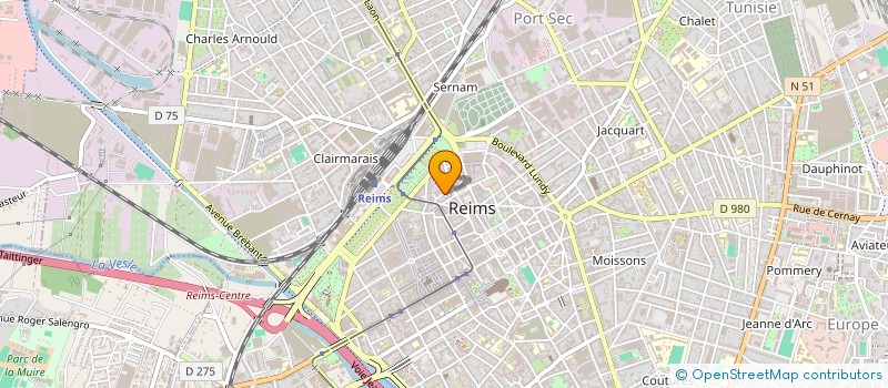 localisation de l'entreprise MADAME SOPHIE RENARD  REIMS