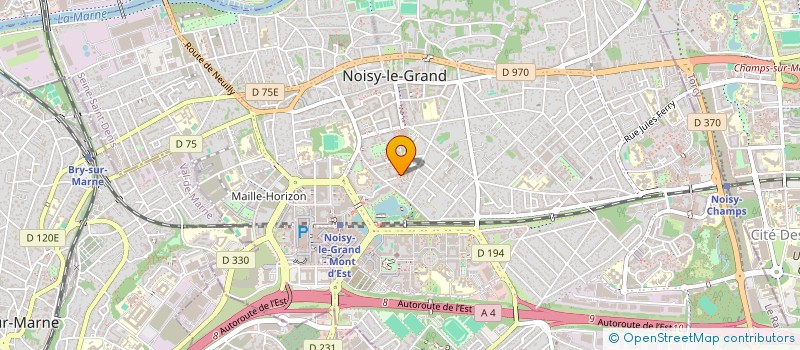 localisation de l'entreprise MADAME SOPHIE RENAUDAT à NOISY-LE-GRAND