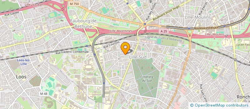 localisation de l'entreprise MADAME SOPHIE RENVERSEZ à LILLE