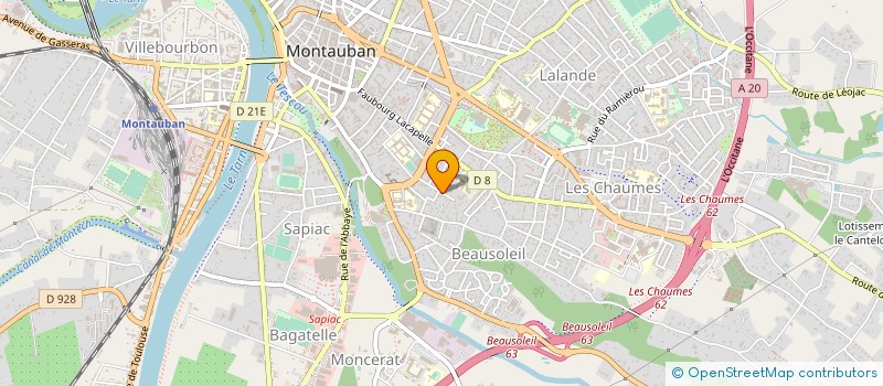 localisation de l'entreprise MADAME SOPHIE RESPAUD BOUNY  MONTAUBAN