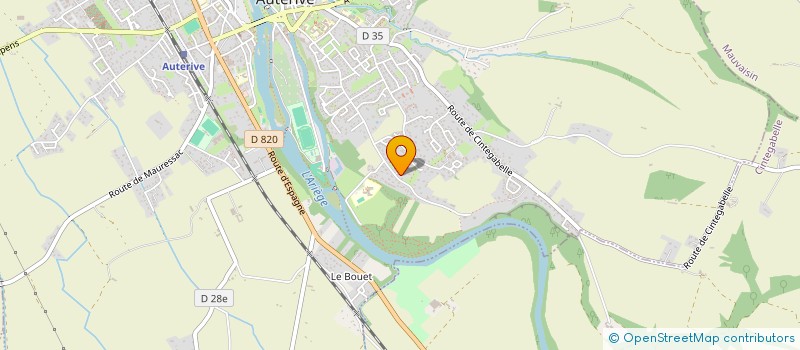 localisation de l'entreprise MADAME SOPHIE REUILLON  AUTERIVE