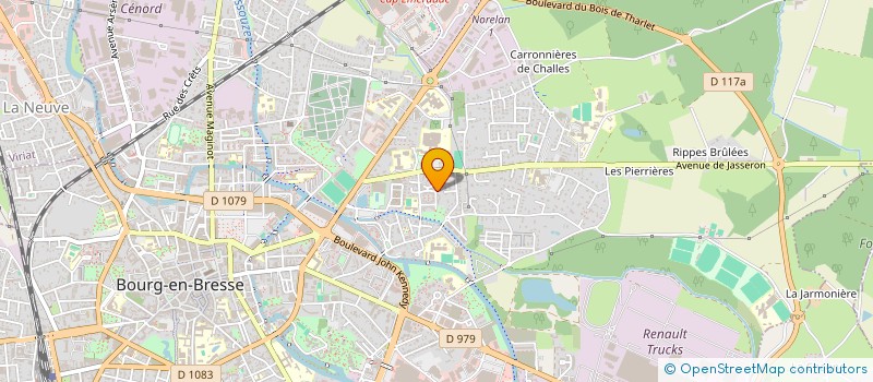 localisation de l'entreprise MADAME SOPHIE REVEL à BOURG-EN-BRESSE