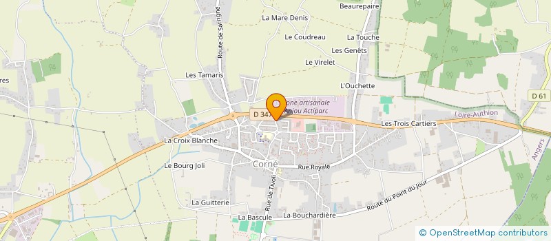 localisation de l'entreprise MADAME SOPHIE REXAND à LOIRE-AUTHION