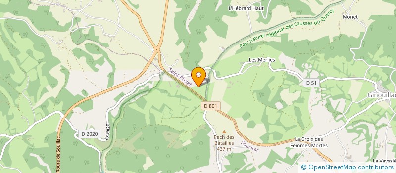 localisation de l'entreprise MADAME SOPHIE REY  ROUFFILHAC