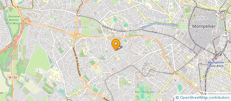 localisation de l'entreprise MADAME SOPHIE REYMOND à MONTPELLIER