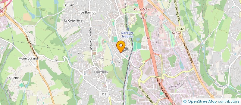 localisation de l'entreprise MADAME SOPHIE REYNAUD  DARDILLY