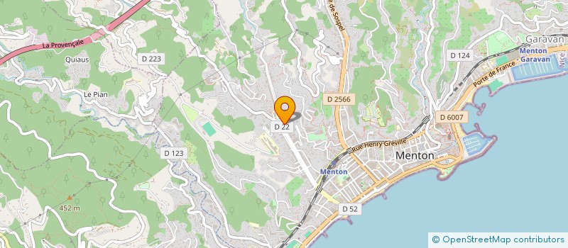 localisation de l'entreprise MADAME SOPHIE RIBOUR à MENTON