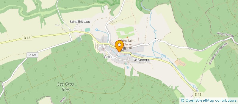 localisation de l'entreprise MADAME SOPHIE RICH  GORZE