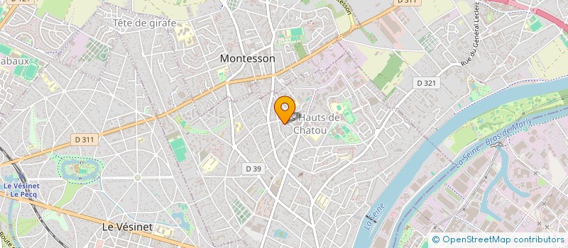 localisation de l'entreprise MADAME SOPHIE RICHARD  CHATOU