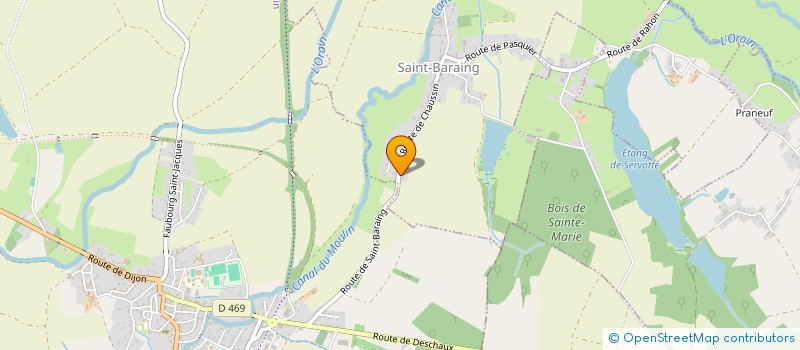 localisation de l'entreprise MADAME SOPHIE RICHARD  SAINT-BARAING