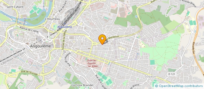 localisation de l'entreprise MADAME SOPHIE RICHE à ANGOULEME