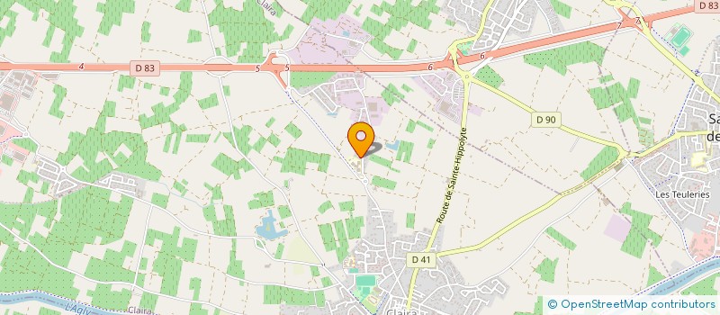 localisation de l'entreprise MADAME SOPHIE RIERE  CLAIRA