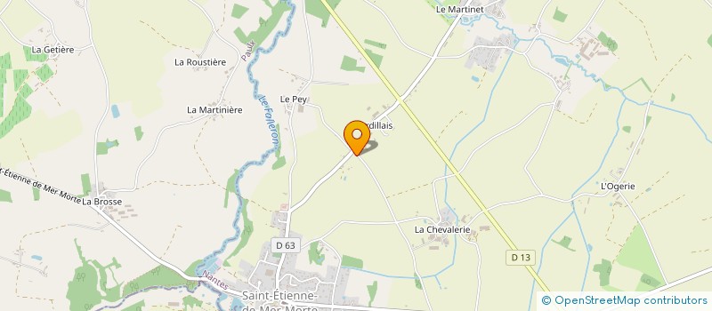 localisation de l'entreprise MADAME SOPHIE RIVAL  SAINT-ETIENNE-DE-MER-MORTE