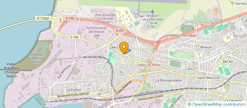 localisation de l'entreprise MADAME SOPHIE RIVALIN à LA ROCHELLE