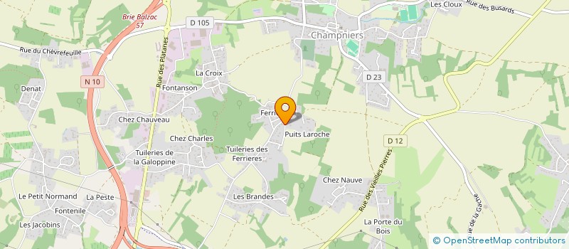 localisation de l'entreprise MADAME SOPHIE RIVART à ANGOULEME