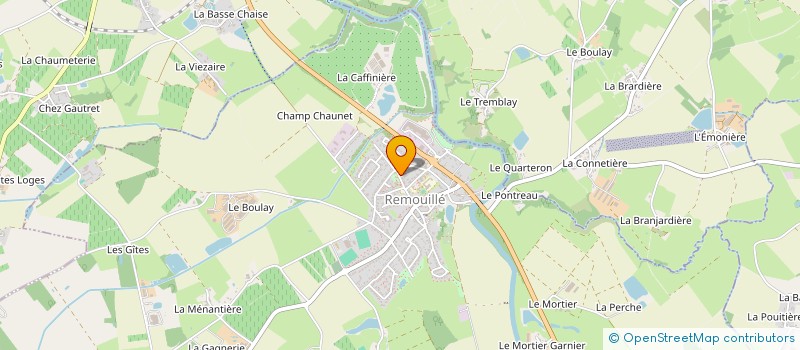 localisation de l'entreprise MADAME SOPHIE RIVIERE  REMOUILLE