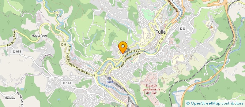 localisation de l'entreprise MADAME SOPHIE RIVIERE  TULLE