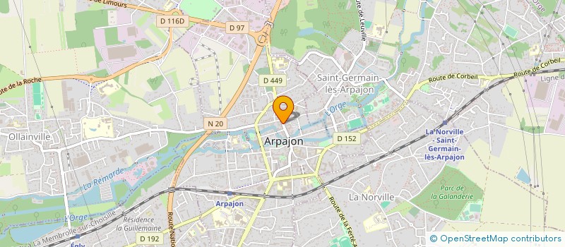 localisation de l'entreprise MADAME SOPHIE ROBERT à ARPAJON