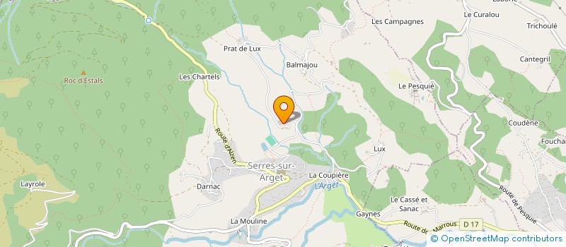 localisation de l'entreprise MADAME SOPHIE ROBERT à VERNAJOUL