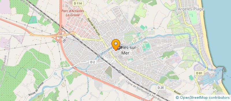 localisation de l'entreprise MADAME SOPHIE ROBERT à ARGELES-SUR-MER