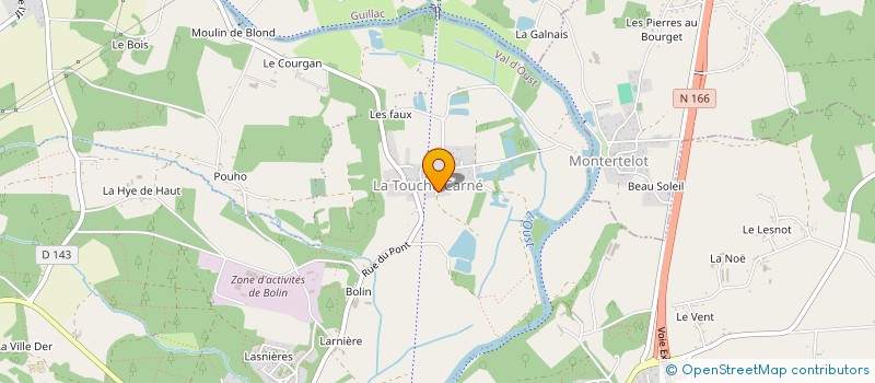 localisation de l'entreprise MADAME SOPHIE ROBIN  VAL D'OUST