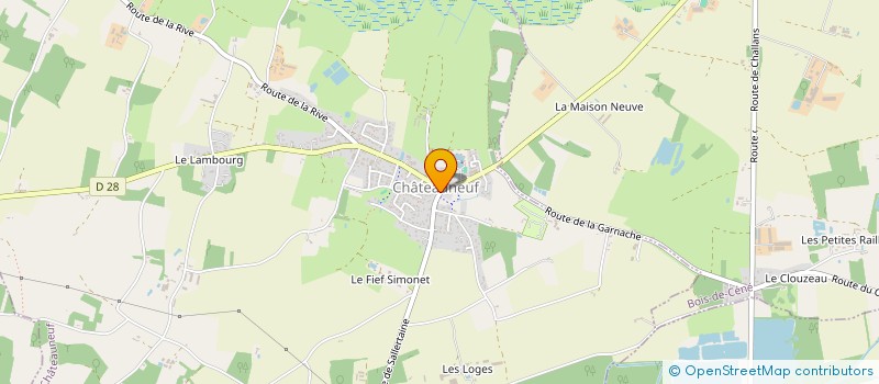 localisation de l'entreprise MADAME SOPHIE ROBIN  CHATEAUNEUF