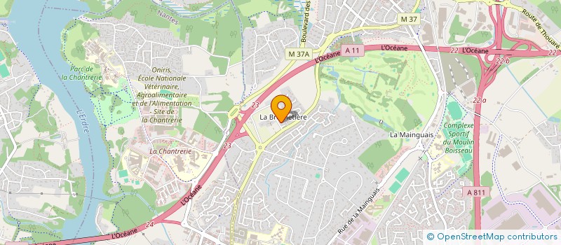 localisation de l'entreprise MADAME SOPHIE ROBIN-JOUAN à CARQUEFOU