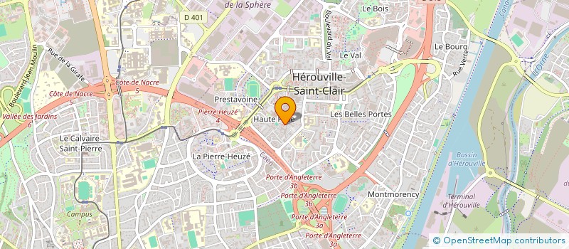 localisation de l'entreprise MADAME SOPHIE ROBINE à HEROUVILLE-SAINT-CLAIR