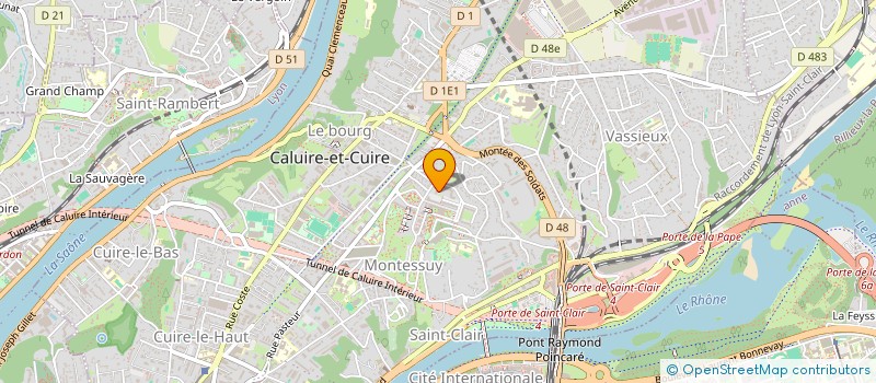 localisation de l'entreprise MADAME SOPHIE ROBINET à CALUIRE-ET-CUIRE
