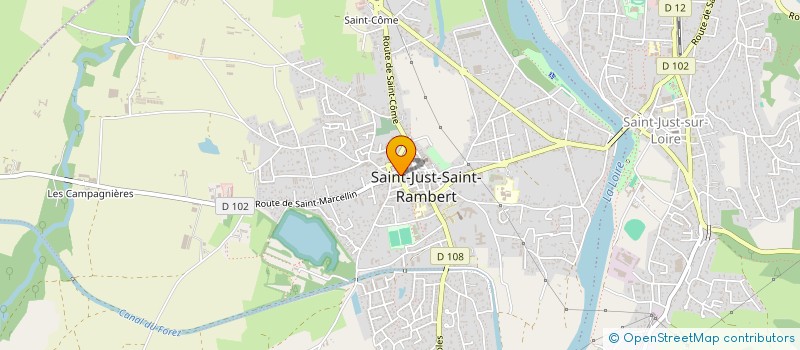 localisation de l'entreprise MADAME SOPHIE ROCHAND  SAINT-JUST-SAINT-RAMBERT