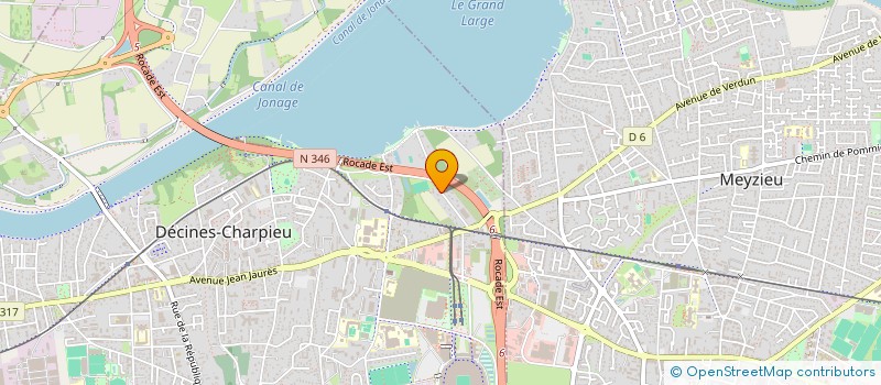 localisation de l'entreprise MADAME SOPHIE ROCHAS  DECINES-CHARPIEU