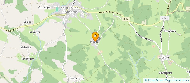 localisation de l'entreprise MADAME SOPHIE ROCHE  SAINT-PAL-DE-CHALENCON