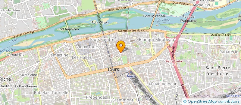 localisation de l'entreprise MADAME SOPHIE ROCHE  TOURS