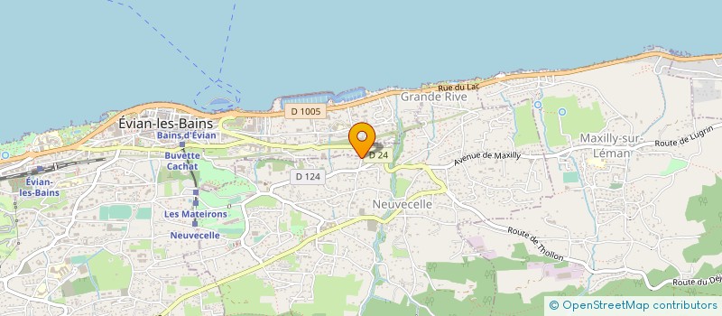 localisation de l'entreprise MADAME SOPHIE RODET  NEUVECELLE