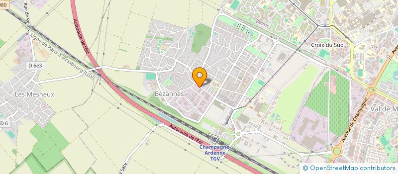 localisation de l'entreprise MADAME SOPHIE RODRIGUES  BEZANNES